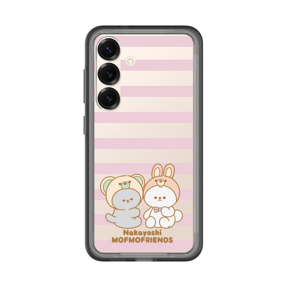 スリムプロテクションプレミアムケース［ mofmofriends - ストライプ ］