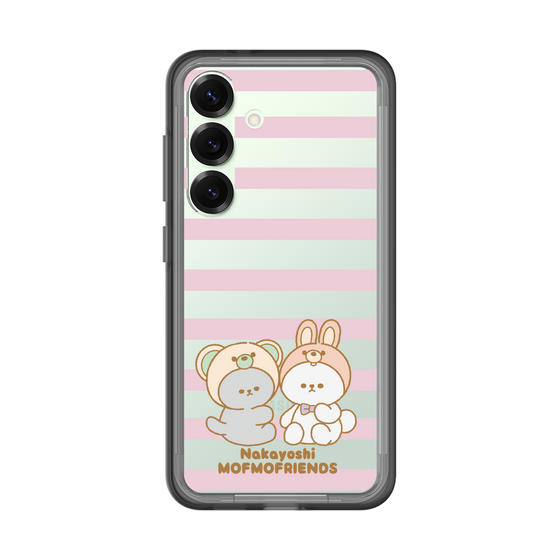 スリムプロテクションプレミアムケース［ mofmofriends - ストライプ ］