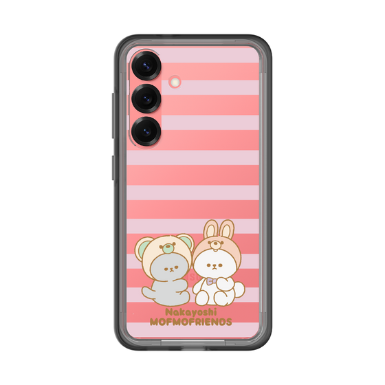 スリムプロテクションプレミアムケース［ mofmofriends - ストライプ ］