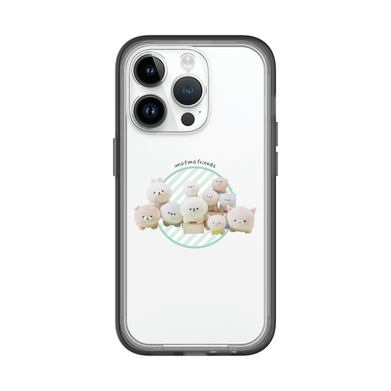 スリムプロテクションプレミアムケース［ mofmofriends - ぬいぐるみ - ワンポイント ］