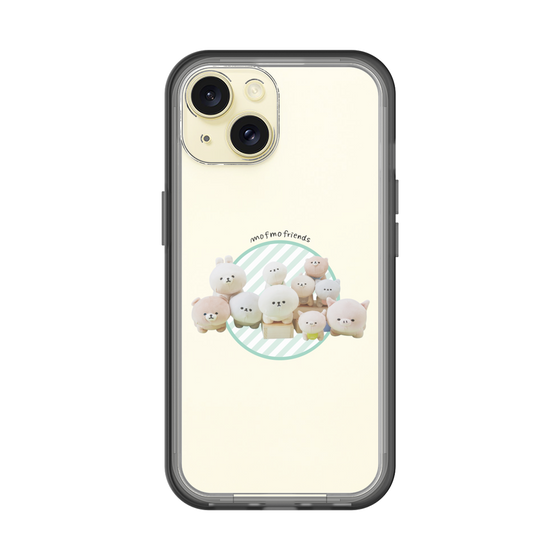スリムプロテクションプレミアムケース［ mofmofriends - ぬいぐるみ - ワンポイント ］