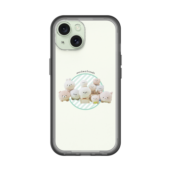 スリムプロテクションプレミアムケース［ mofmofriends - ぬいぐるみ - ワンポイント ］