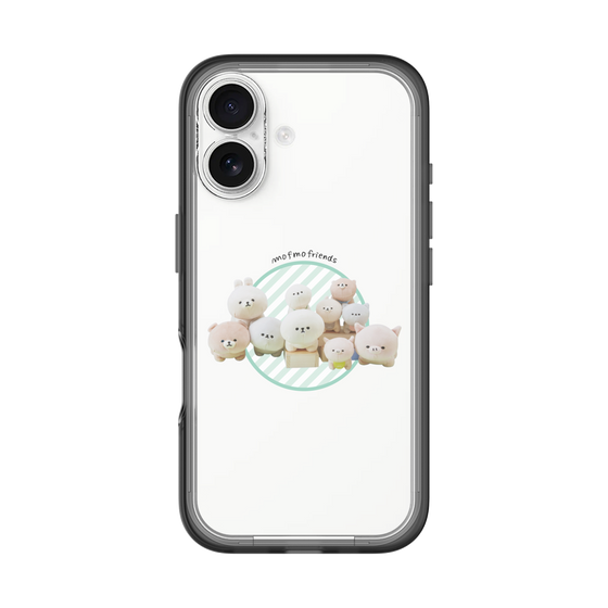 スリムプロテクションプレミアムケース［ mofmofriends - ぬいぐるみ - ワンポイント ］
