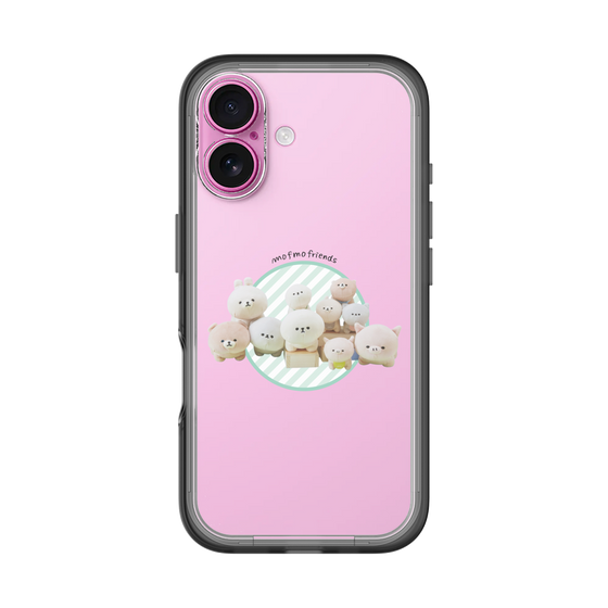 スリムプロテクションプレミアムケース［ mofmofriends - ぬいぐるみ - ワンポイント ］