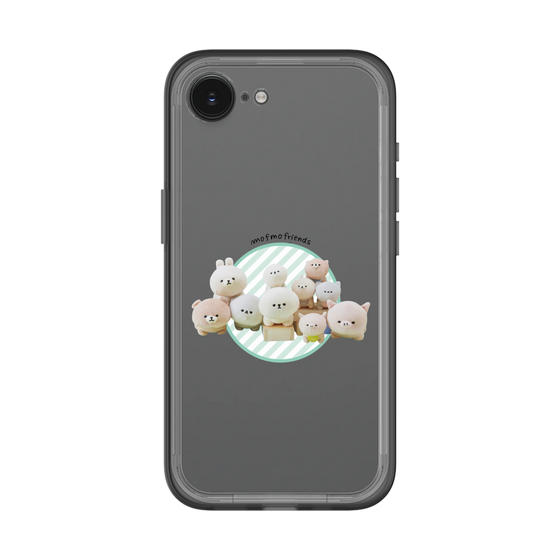 スリムプロテクションプレミアムケース［ mofmofriends - ぬいぐるみ - ワンポイント ］