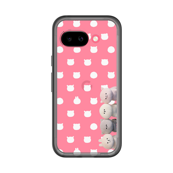 スリムプロテクションプレミアムケース［ mofmofriends - ぬいぐるみ - 総柄 ］
