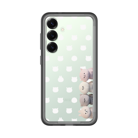 スリムプロテクションプレミアムケース［ mofmofriends - ぬいぐるみ - 総柄 ］