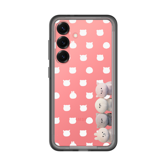 スリムプロテクションプレミアムケース［ mofmofriends - ぬいぐるみ - 総柄 ］