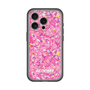 スリムプロテクションプレミアムケース［ グルーミー - パターン - ピンク ］