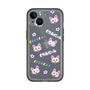 スリムプロテクションプレミアムケース［ クリアソン新宿 - くりあにゃん - 総柄 ］