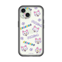スリムプロテクションプレミアムケース［ クリアソン新宿 - くりあにゃん - 総柄 ］