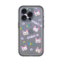 スリムプロテクションプレミアムケース［ クリアソン新宿 - くりあにゃん - 総柄 ］