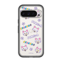 スリムプロテクションプレミアムケース［ クリアソン新宿 - くりあにゃん - 総柄 ］