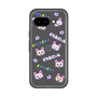スリムプロテクションプレミアムケース［ クリアソン新宿 - くりあにゃん - 総柄 ］