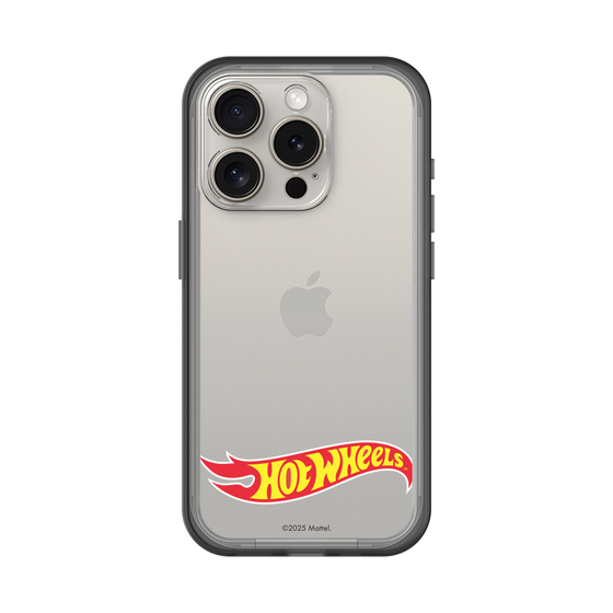 スリムプロテクションプレミアムケース［ Hot Wheels™ - ロゴ - クリア ］