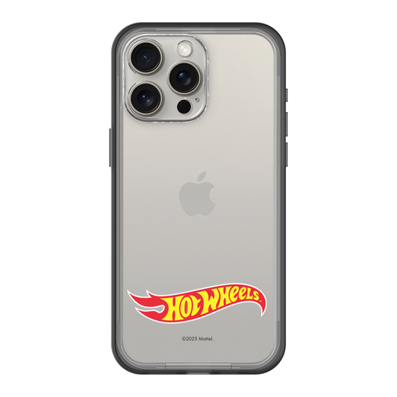 スリムプロテクションプレミアムケース［ Hot Wheels™ - ロゴ - クリア ］