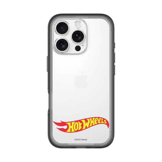 スリムプロテクションプレミアムケース［ Hot Wheels™ - ロゴ - クリア ］
