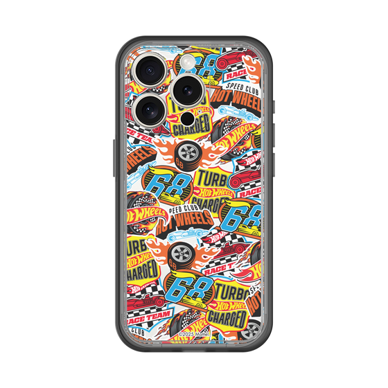 スリムプロテクションプレミアムケース［ Hot Wheels™ - ステッカー ］