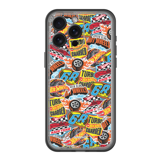 スリムプロテクションプレミアムケース［ Hot Wheels™ - ステッカー ］