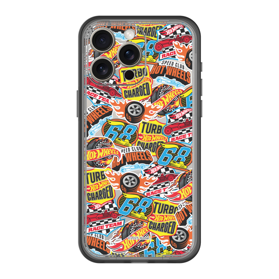 スリムプロテクションプレミアムケース［ Hot Wheels™ - ステッカー ］