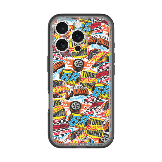 スリムプロテクションプレミアムケース［ Hot Wheels™ - ステッカー ］