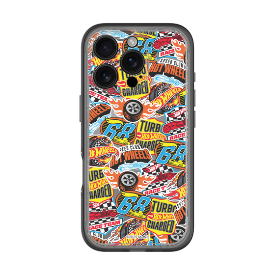 スリムプロテクションプレミアムケース［ Hot Wheels™ - ステッカー ］