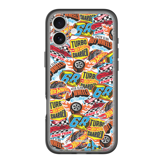 スリムプロテクションプレミアムケース［ Hot Wheels™ - ステッカー ］