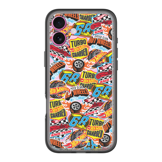 スリムプロテクションプレミアムケース［ Hot Wheels™ - ステッカー ］