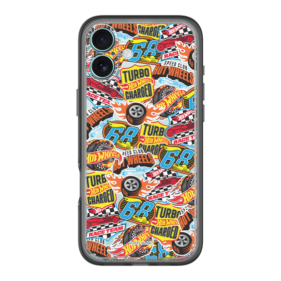 スリムプロテクションプレミアムケース［ Hot Wheels™ - ステッカー ］