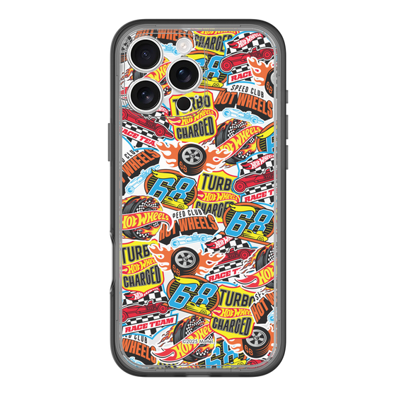 スリムプロテクションプレミアムケース［ Hot Wheels™ - ステッカー ］