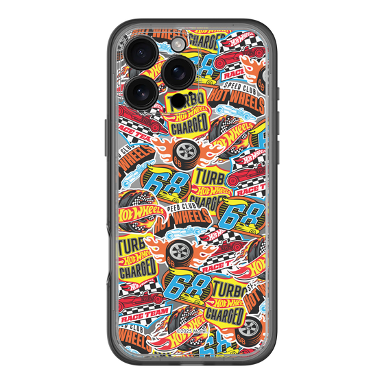 スリムプロテクションプレミアムケース［ Hot Wheels™ - ステッカー ］
