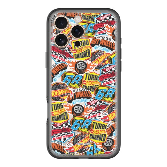 スリムプロテクションプレミアムケース［ Hot Wheels™ - ステッカー ］