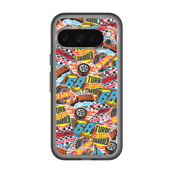 スリムプロテクションプレミアムケース［ Hot Wheels™ - ステッカー ］