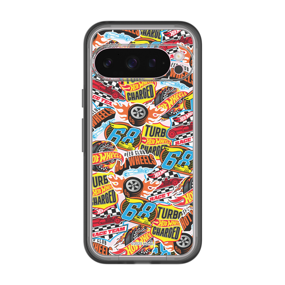 スリムプロテクションプレミアムケース［ Hot Wheels™ - ステッカー ］