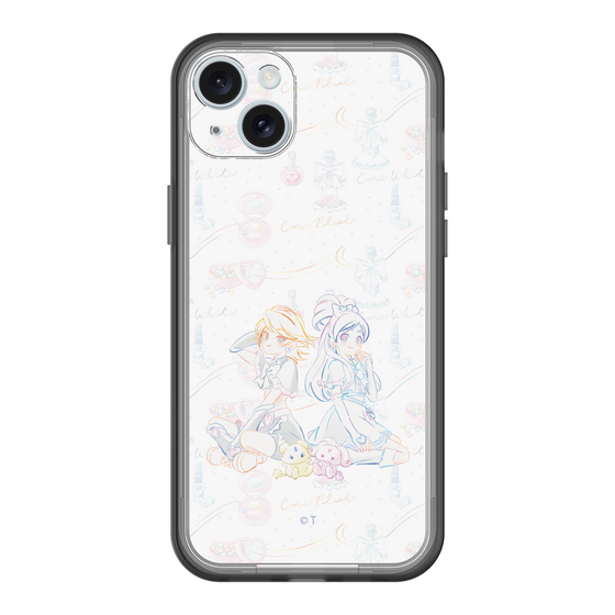 スリムプロテクションプレミアムケース［ ふたりはプリキュア- キュアブラックとキュアホワイト ］