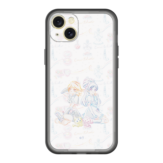 スリムプロテクションプレミアムケース［ ふたりはプリキュア- キュアブラックとキュアホワイト ］