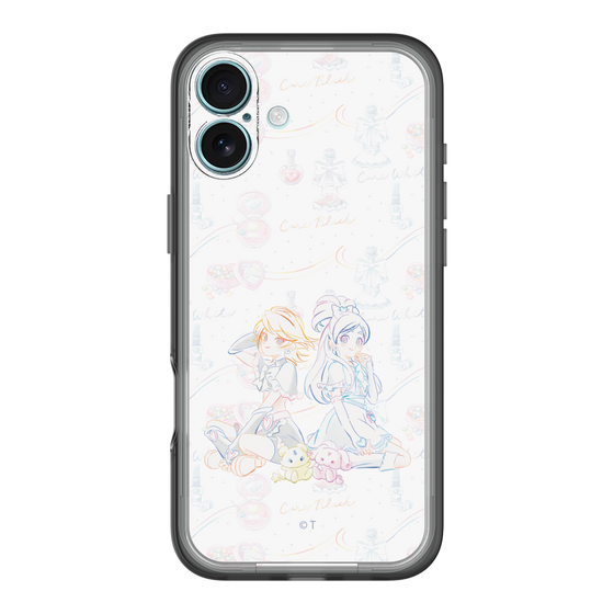 スリムプロテクションプレミアムケース［ ふたりはプリキュア- キュアブラックとキュアホワイト ］