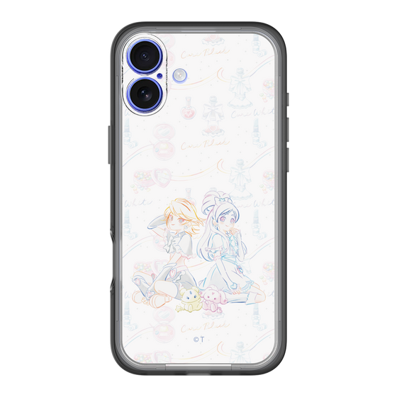 スリムプロテクションプレミアムケース［ ふたりはプリキュア- キュアブラックとキュアホワイト ］