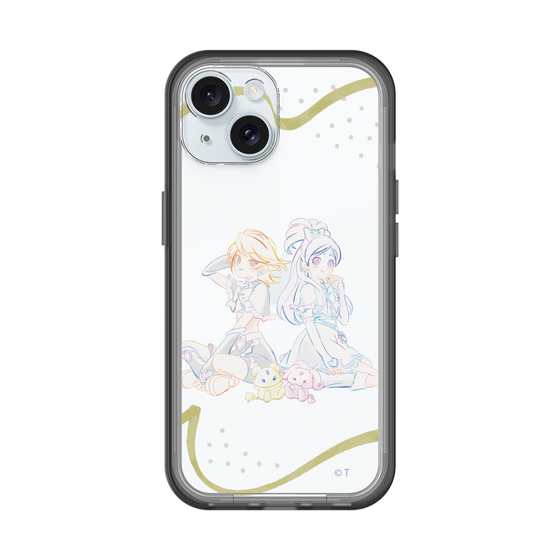 スリムプロテクションプレミアムケース［ ふたりはプリキュア- キュアブラックとキュアホワイト - クリア ］