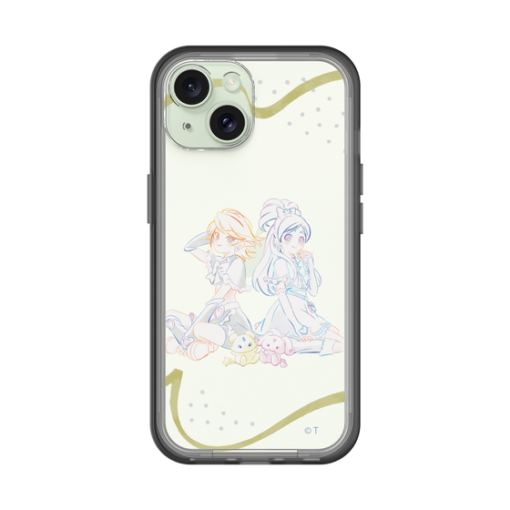 スリムプロテクションプレミアムケース［ ふたりはプリキュア- キュアブラックとキュアホワイト - クリア ］