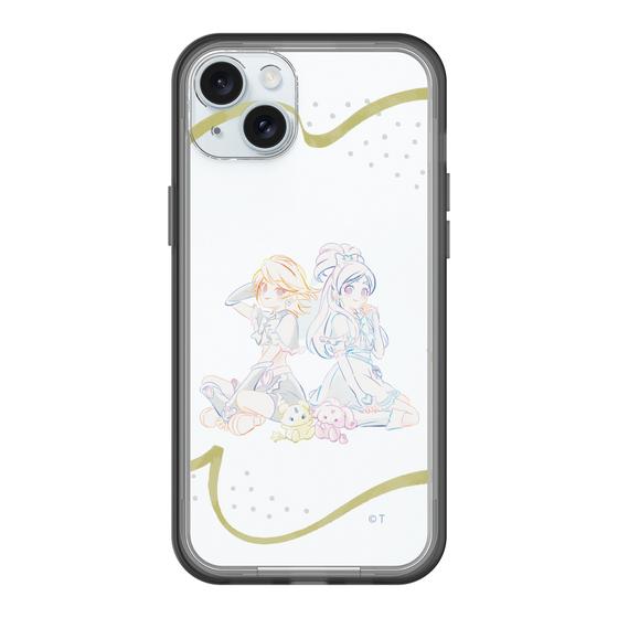 スリムプロテクションプレミアムケース［ ふたりはプリキュア- キュアブラックとキュアホワイト - クリア ］