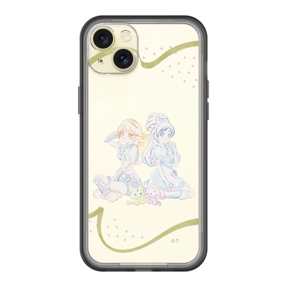 スリムプロテクションプレミアムケース［ ふたりはプリキュア- キュアブラックとキュアホワイト - クリア ］
