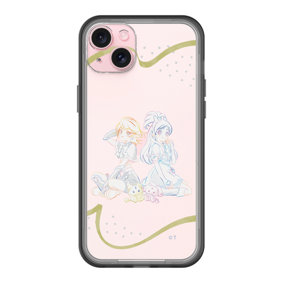 スリムプロテクションプレミアムケース［ ふたりはプリキュア- キュアブラックとキュアホワイト - クリア ］