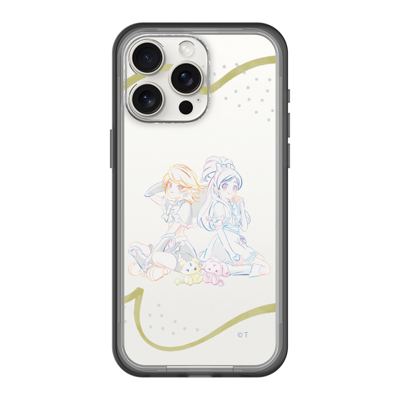 スリムプロテクションプレミアムケース［ ふたりはプリキュア- キュアブラックとキュアホワイト - クリア ］