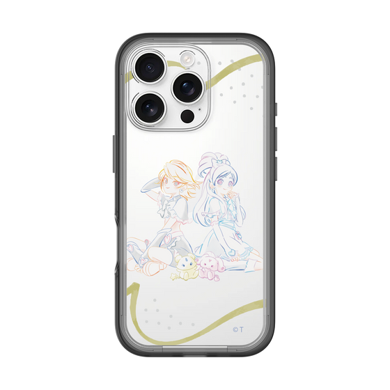 スリムプロテクションプレミアムケース［ ふたりはプリキュア- キュアブラックとキュアホワイト - クリア ］
