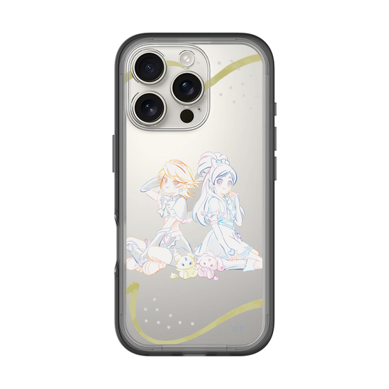 スリムプロテクションプレミアムケース［ ふたりはプリキュア- キュアブラックとキュアホワイト - クリア ］