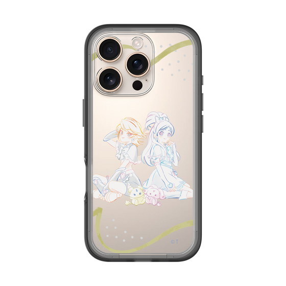 スリムプロテクションプレミアムケース［ ふたりはプリキュア- キュアブラックとキュアホワイト - クリア ］