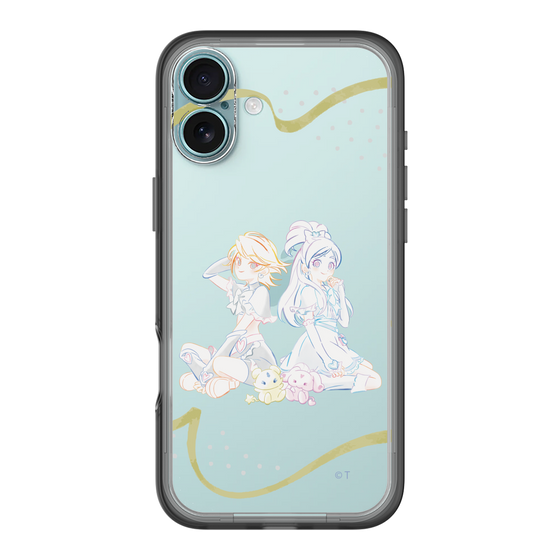 スリムプロテクションプレミアムケース［ ふたりはプリキュア- キュアブラックとキュアホワイト - クリア ］
