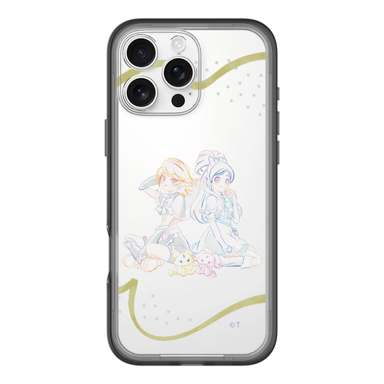 スリムプロテクションプレミアムケース［ ふたりはプリキュア- キュアブラックとキュアホワイト - クリア ］