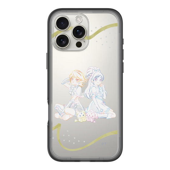 スリムプロテクションプレミアムケース［ ふたりはプリキュア- キュアブラックとキュアホワイト - クリア ］